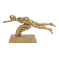 Signature Female Swimming Figurine - 5 1/2"x8 1/2"